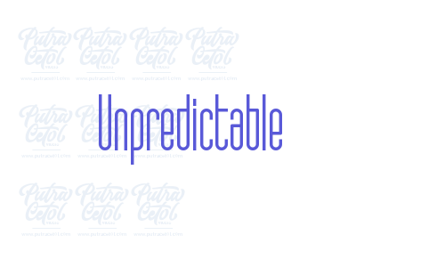 Unpredictable Font Download