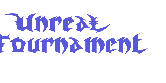 Unreal Tournament Font