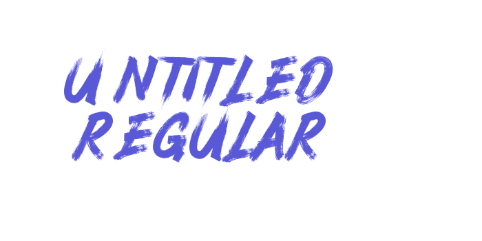 Untitled Regular Font Download