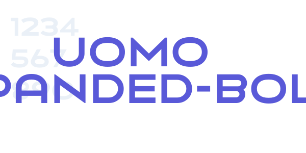 Uomo Expanded-Bold font free