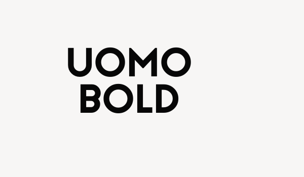 Uomo Bold Font