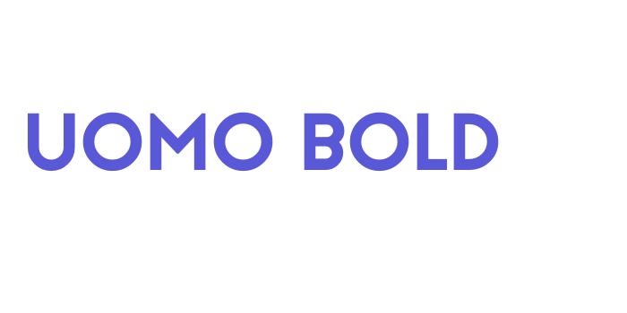 Uomo Bold Font Download