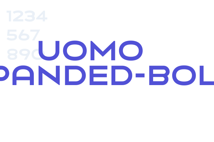 Uomo Expanded-Bold font download