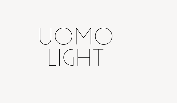 Uomo Light Font