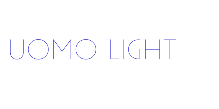 Uomo Light Font Download