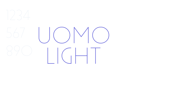 Uomo Light font download