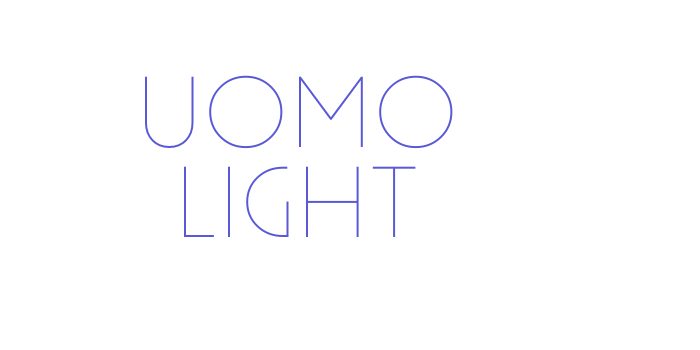 Uomo Light Font