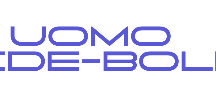 Uomo Wide-Bold Font Download