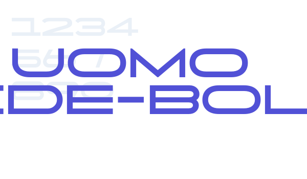 Uomo Wide-Bold font download