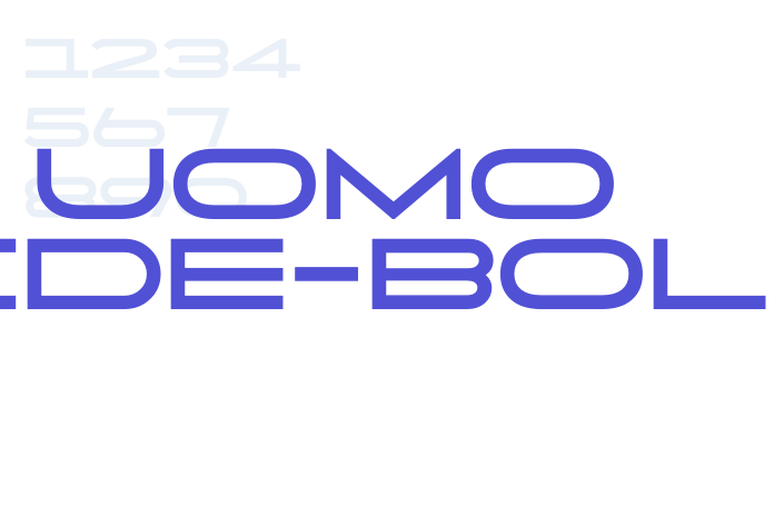 Uomo Wide-Bold font download