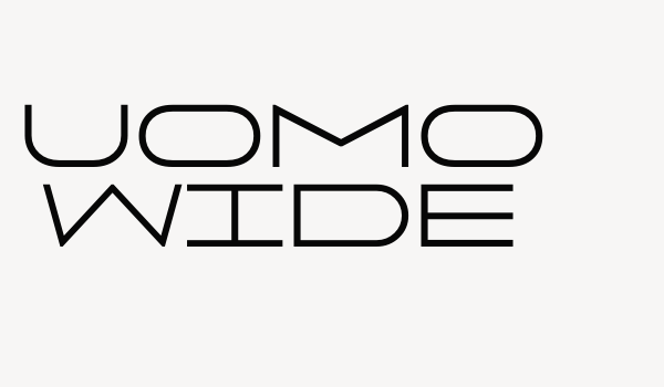 Uomo Wide Font