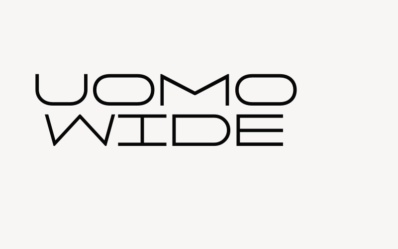 Uomo Wide Font