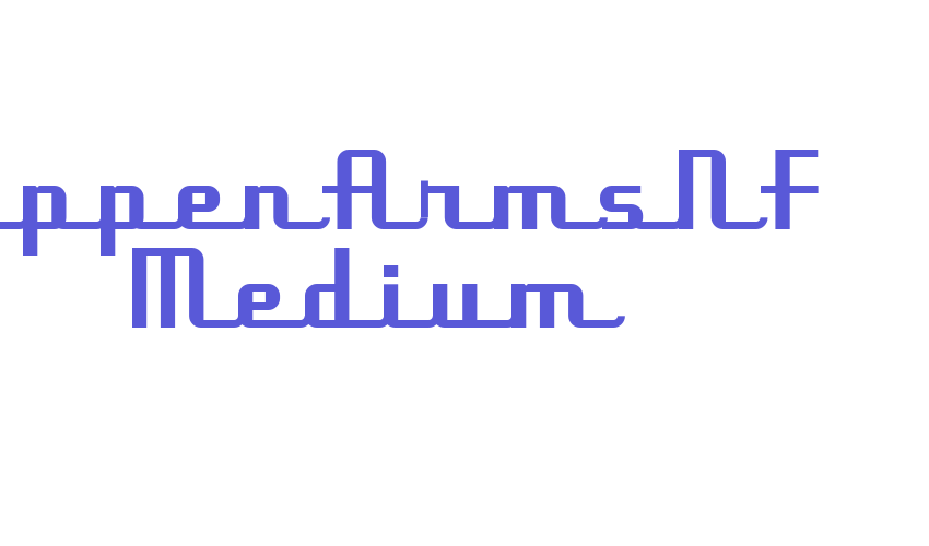 UppenArmsNF Medium Font