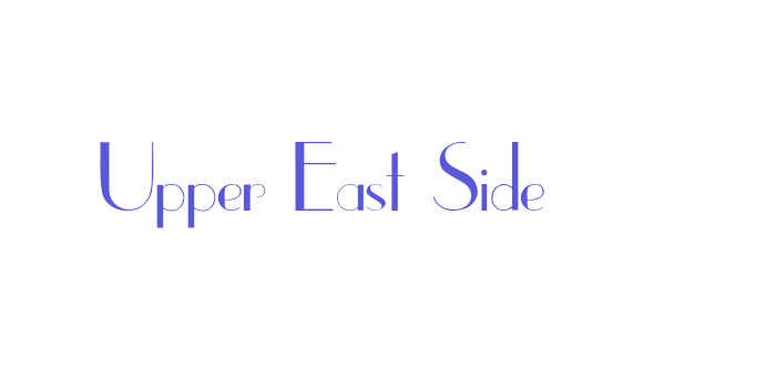 Upper East Side Font Download