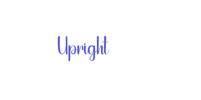 Upright Font Download