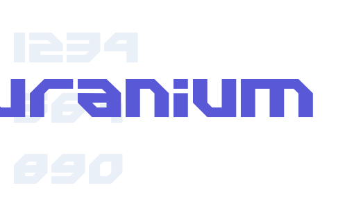 Uranium Font Download