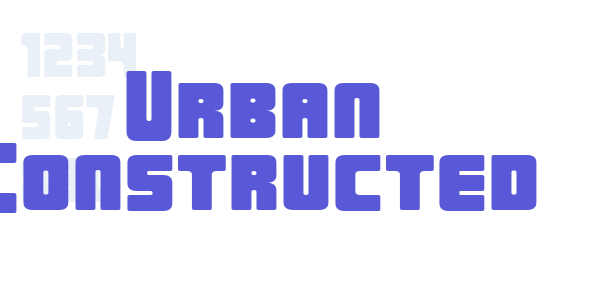 Urban Constructed font free