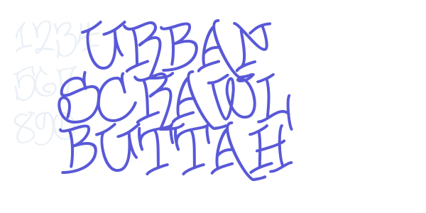 Urban Scrawl Buttah font free