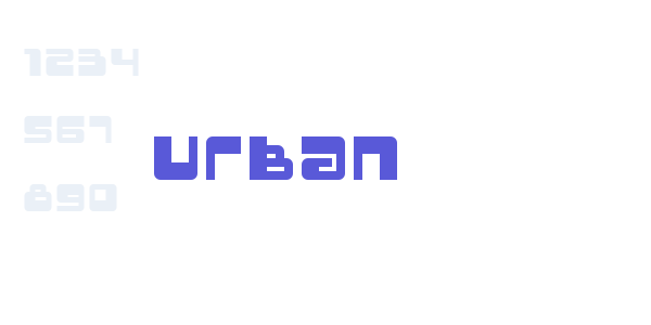 Urban font free