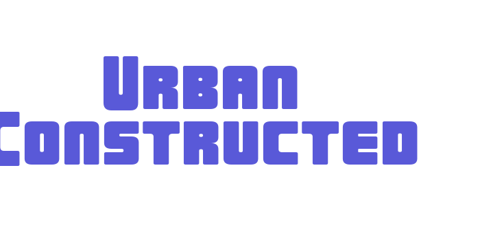 Urban Constructed Font Download