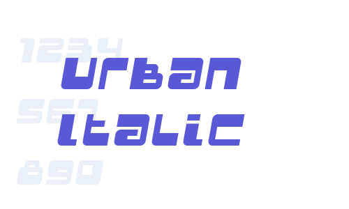 Urban Italic Font Download