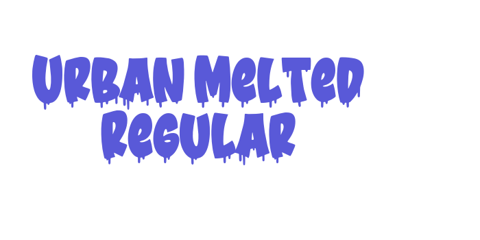 Urban Melted Regular Font Download