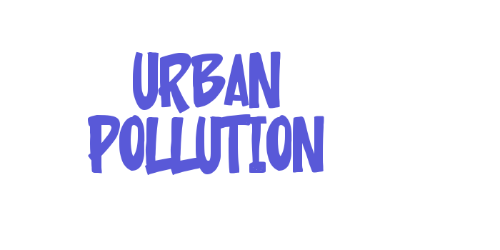 Urban Pollution Font