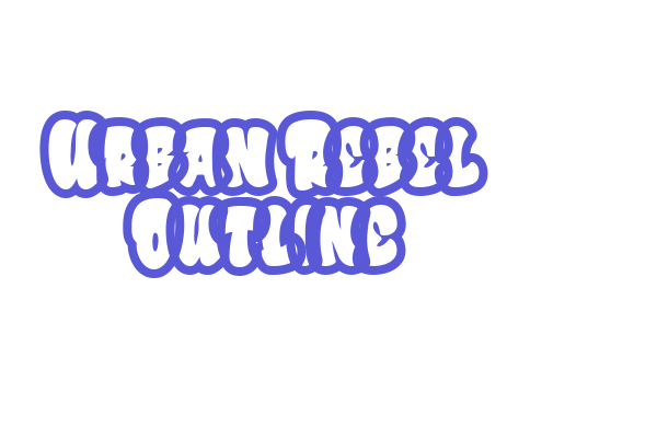 Urban Rebel Outline Font