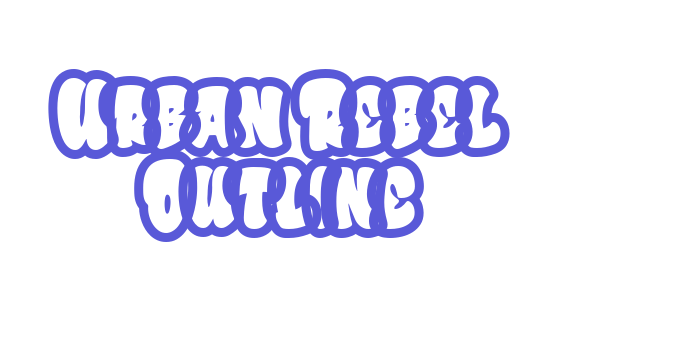 Urban Rebel Outline Font Download