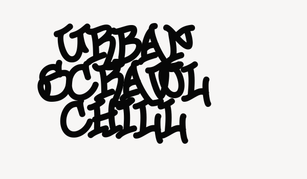 Urban Scrawl Chill Font