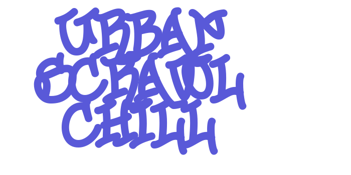 Urban Scrawl Chill Font