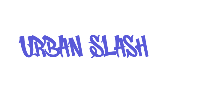 Urban Slash Font