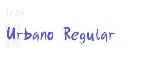 Urbano Regular font free