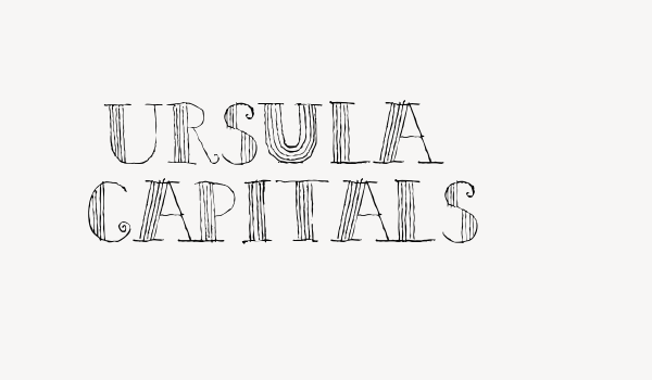 Ursula Capitals Font