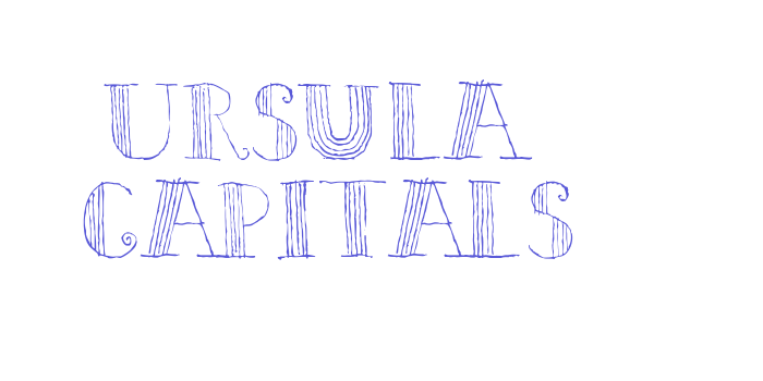 Ursula Capitals Font