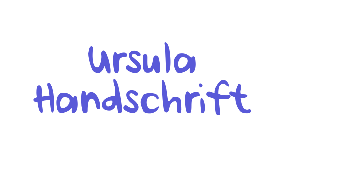 Ursula Handschrift Font Download