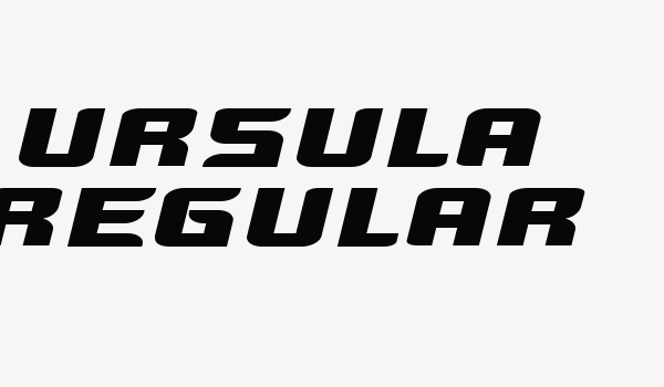 Ursula Regular Font