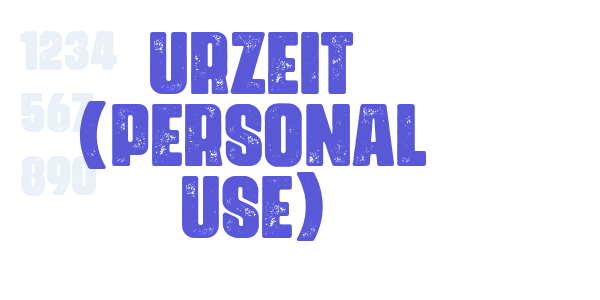 Urzeit (Personal Use) font free