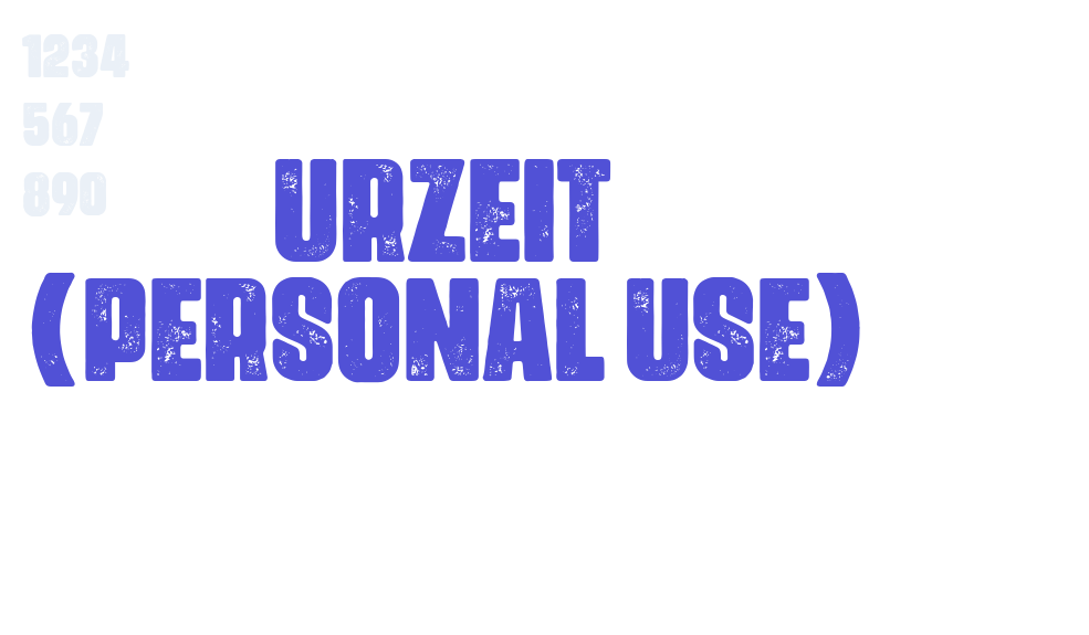 Urzeit (Personal Use)-font-download