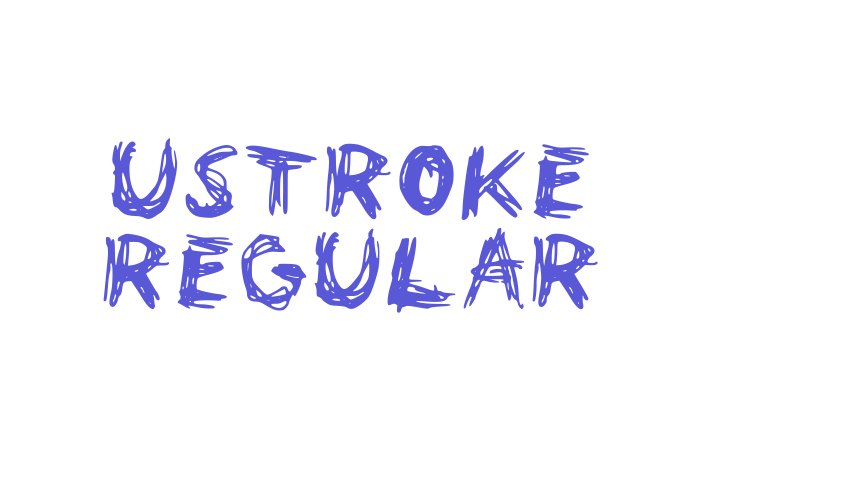 Ustroke Regular Font