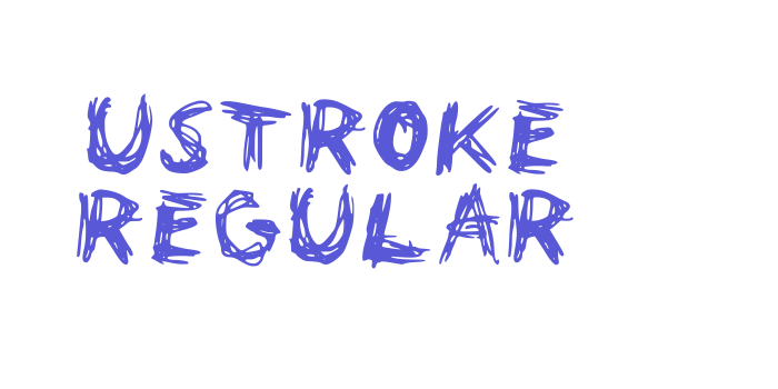 Ustroke Regular Font Download