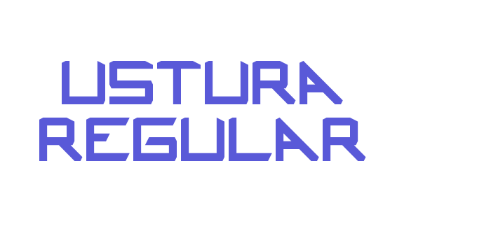 Ustura Regular Font Download