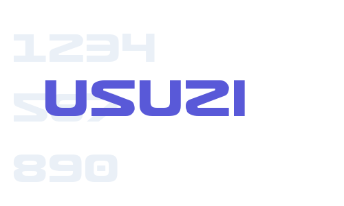 Usuzi Font Download