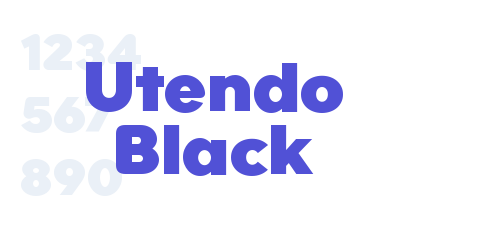 Utendo Black-font-download