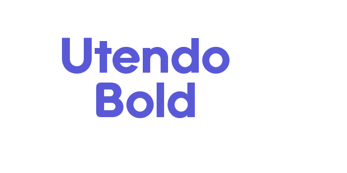 Utendo Bold Font