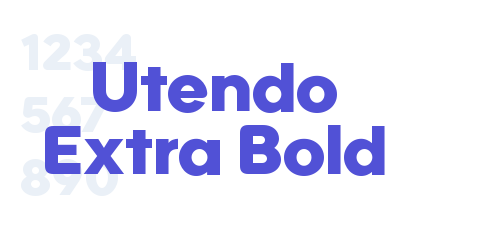 Utendo Extra Bold-font-download