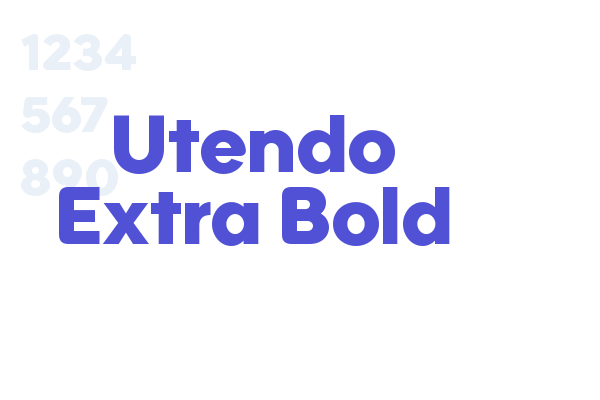 Utendo Extra Bold