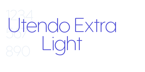 Utendo Extra Light-font-download