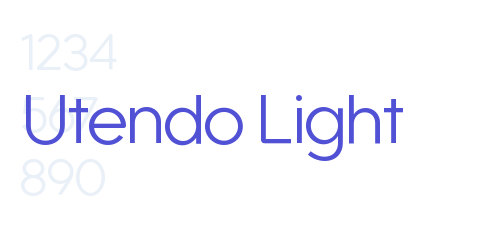 Utendo Light-font-download