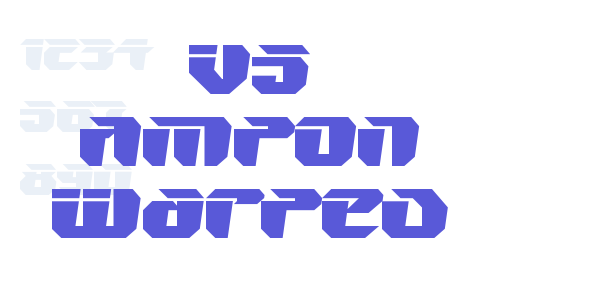 V5 Ampon Warped font free